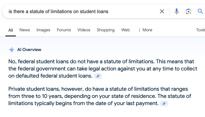 Is There A Statute Of Limitations On Student Loans