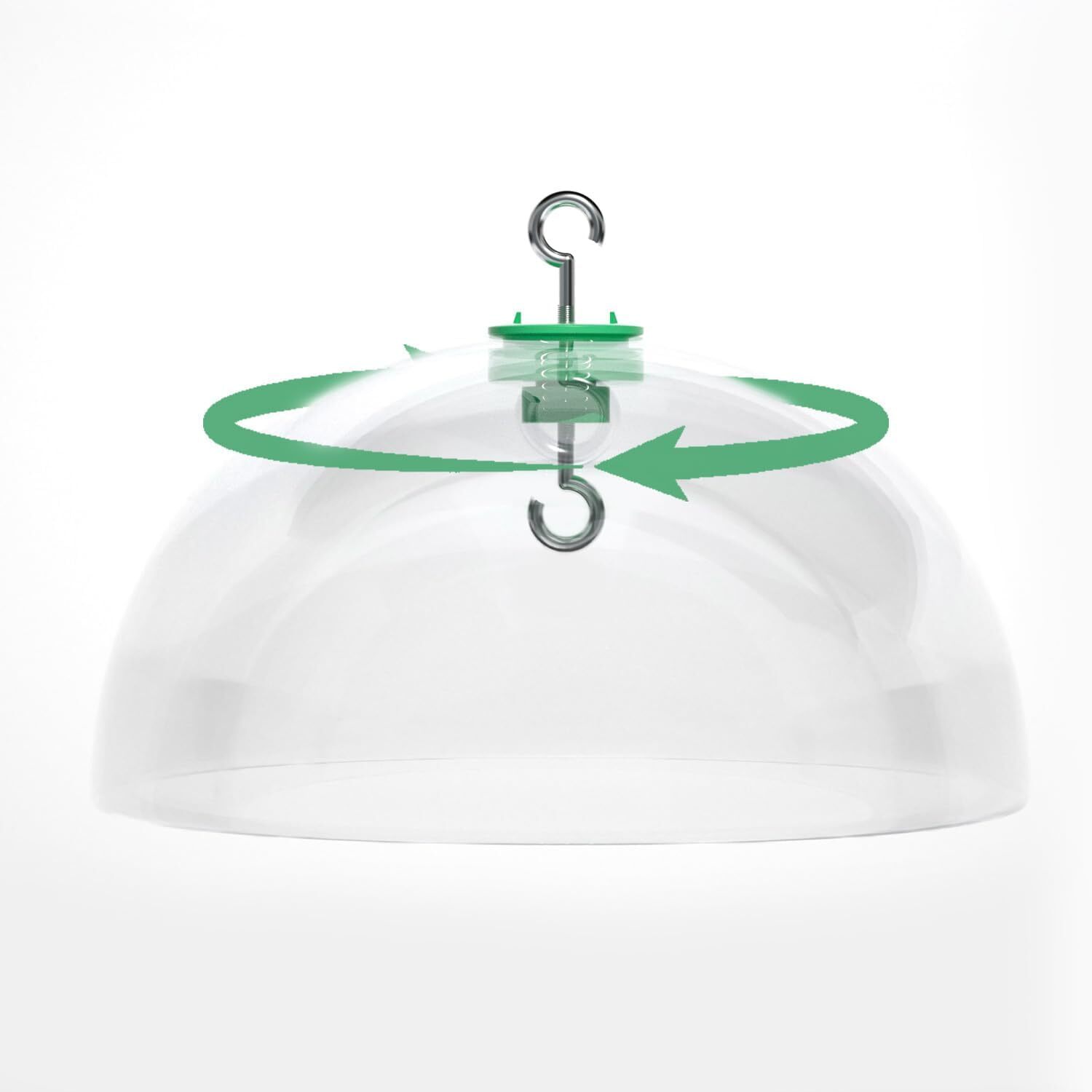 Rotating Dome Squirrel Baffle