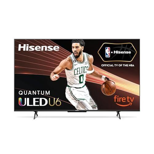 Hisense 65-Inch Class U6HF Series ULED 4K UHD Smart Fire TV (65U6HF, 2024 Model)