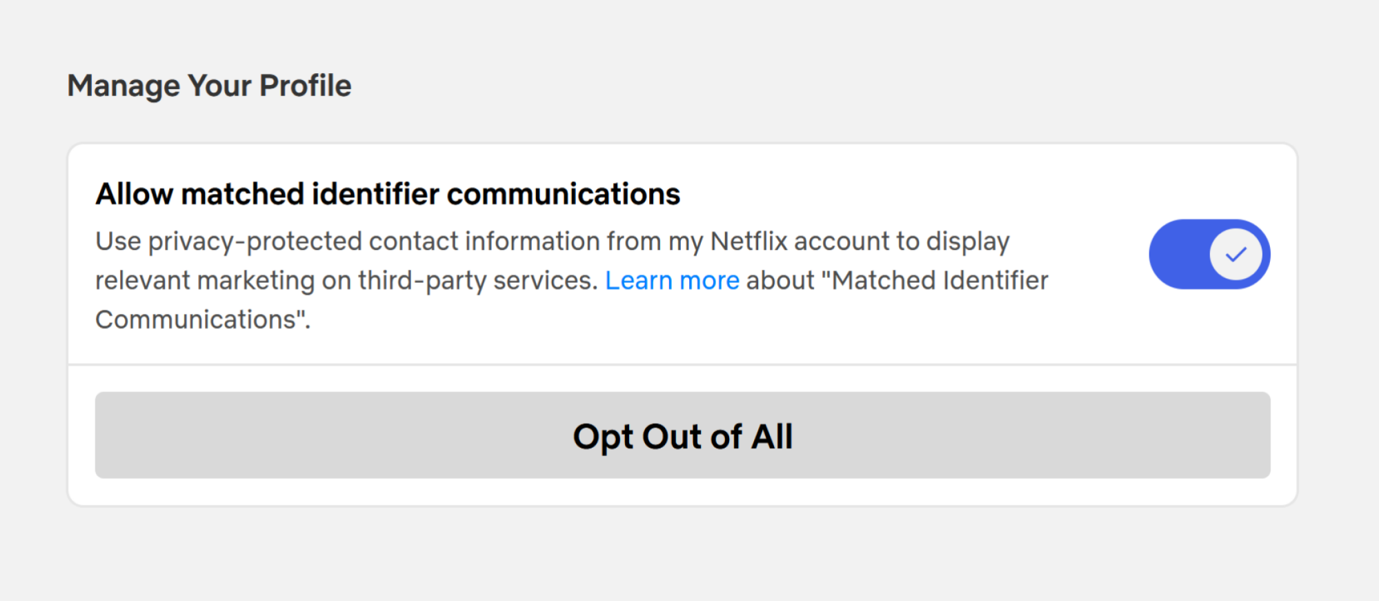 Sign out of devices in Netflix.