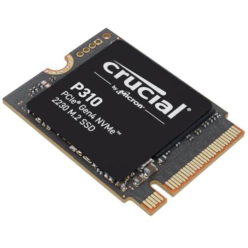 Crucial P310 SSD 2TB M.2 2230 NVMe PCIe Gen4 Internal SSD, Up to 7,100 MB/s, Compatible with Steam Deck, ASUS ROG Ally, MSI Claw & Microsoft Surface, Solid State Drive - CT2000P310SSD2