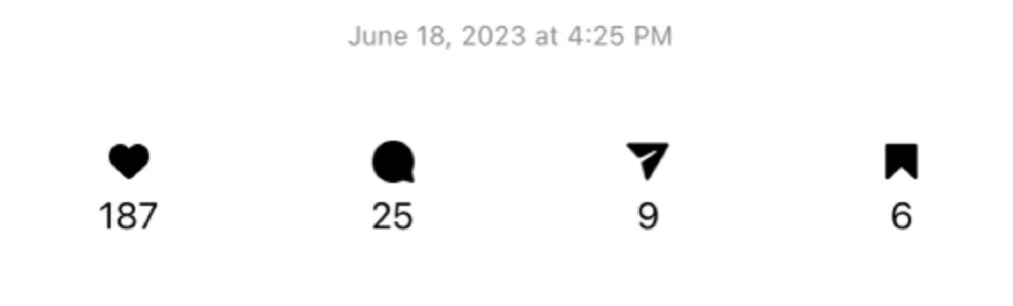 Likes, comments, shares, and saves in Instagram analytics