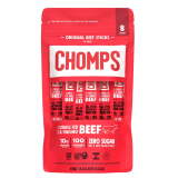 Chomps Zero Sugar Original Beef Jerky Sticks 1.15oz 8 Count Multipack Resealable Bag