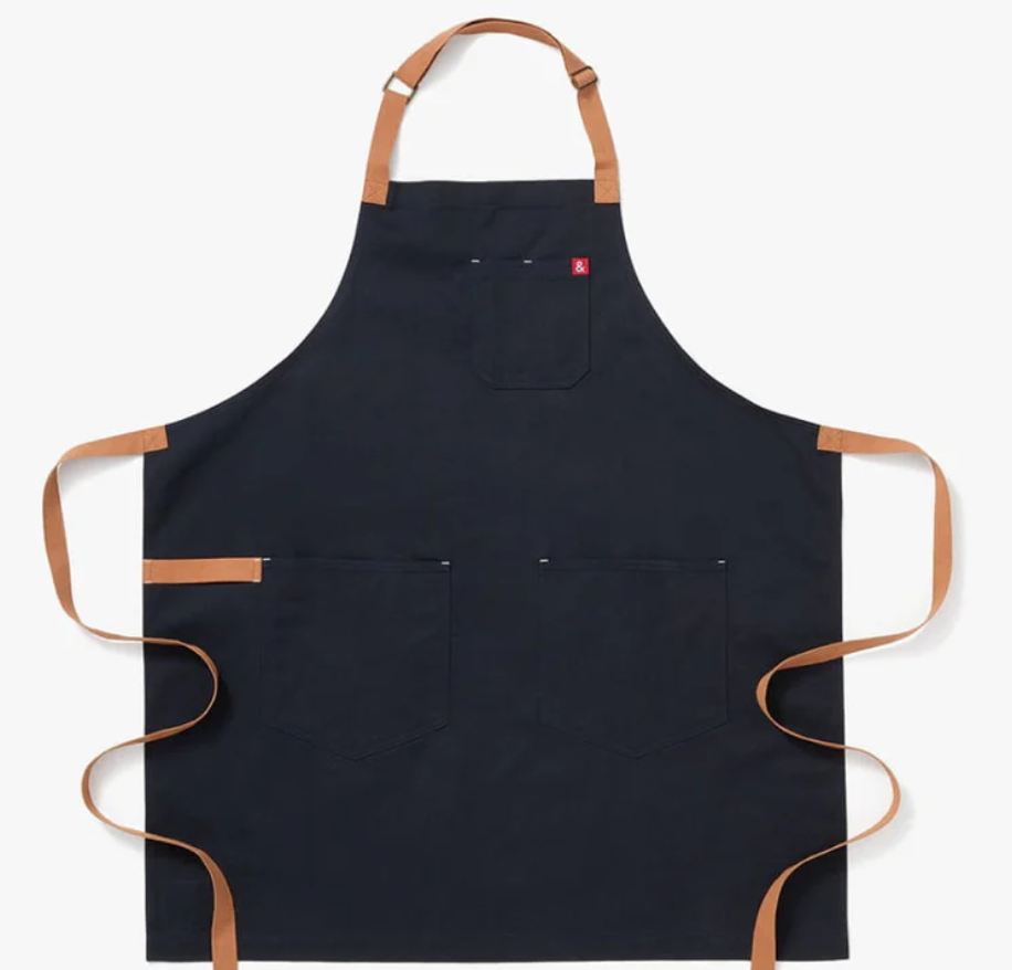 An apron on a white background.