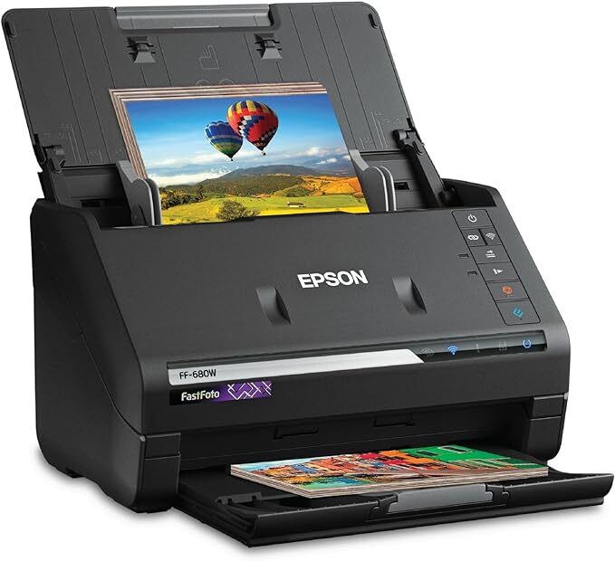 Epson FastFoto FF-680W Wireless High-Speed Photo and Document Scanning System