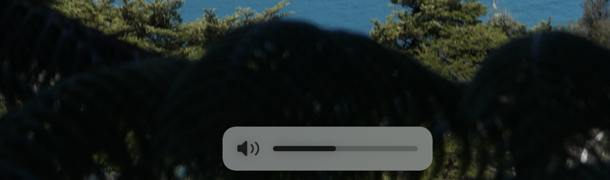 A slimmer volume indicator than what the Mac ships with.